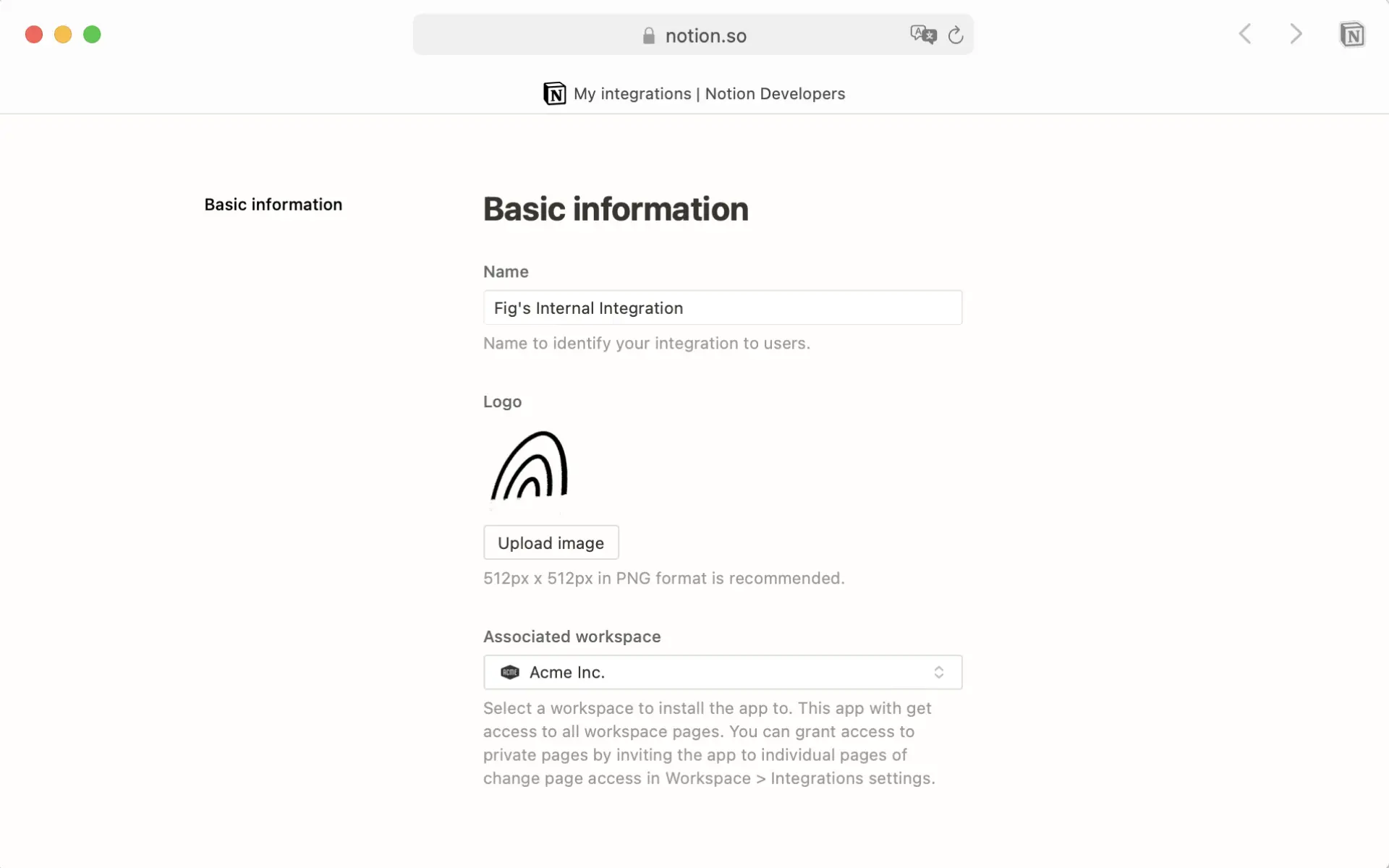 Integration info