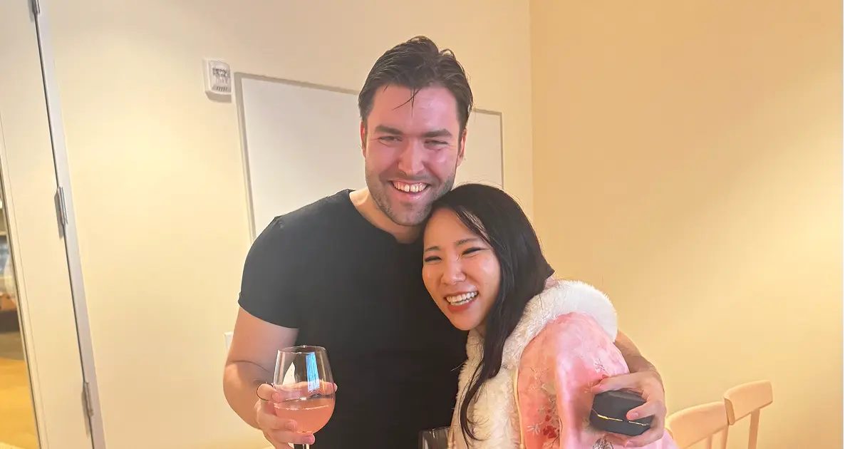 The happy couple